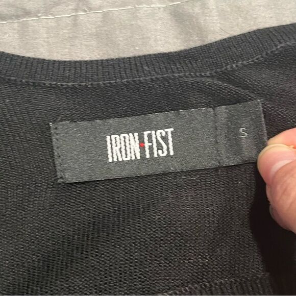 Iron Fist Black Nail Skull Sweater Dress Size Small - Picture 8 of 8